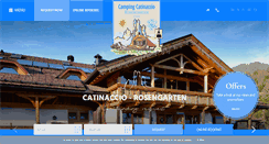Desktop Screenshot of catinacciorosengarten.com